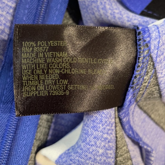 Worthington Petites PM V-Neck Stripped Peplum Top - Picture 7 of 10